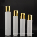 100ml White Pet Flasche mit Golden Pump und Golden Disc Cap